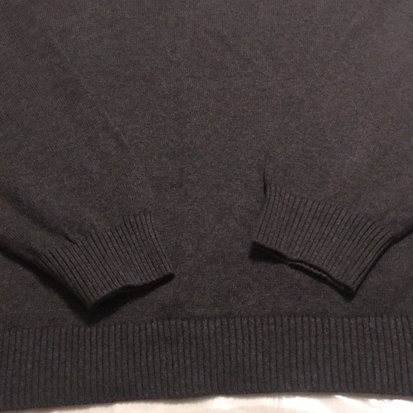 Nautica Classic Men’s V-neck long sleeve pullover Charcoal gray XXL - Picture 4 of 5